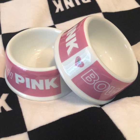 PINK Victoria's Secret Other - Rare BowWow Pink Dog Bowl x1
